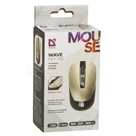 Мышь Defender Wave MM-995, Gold, USB — 3