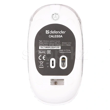 Мышь Defender Calessa MB-252, White, USB — 5