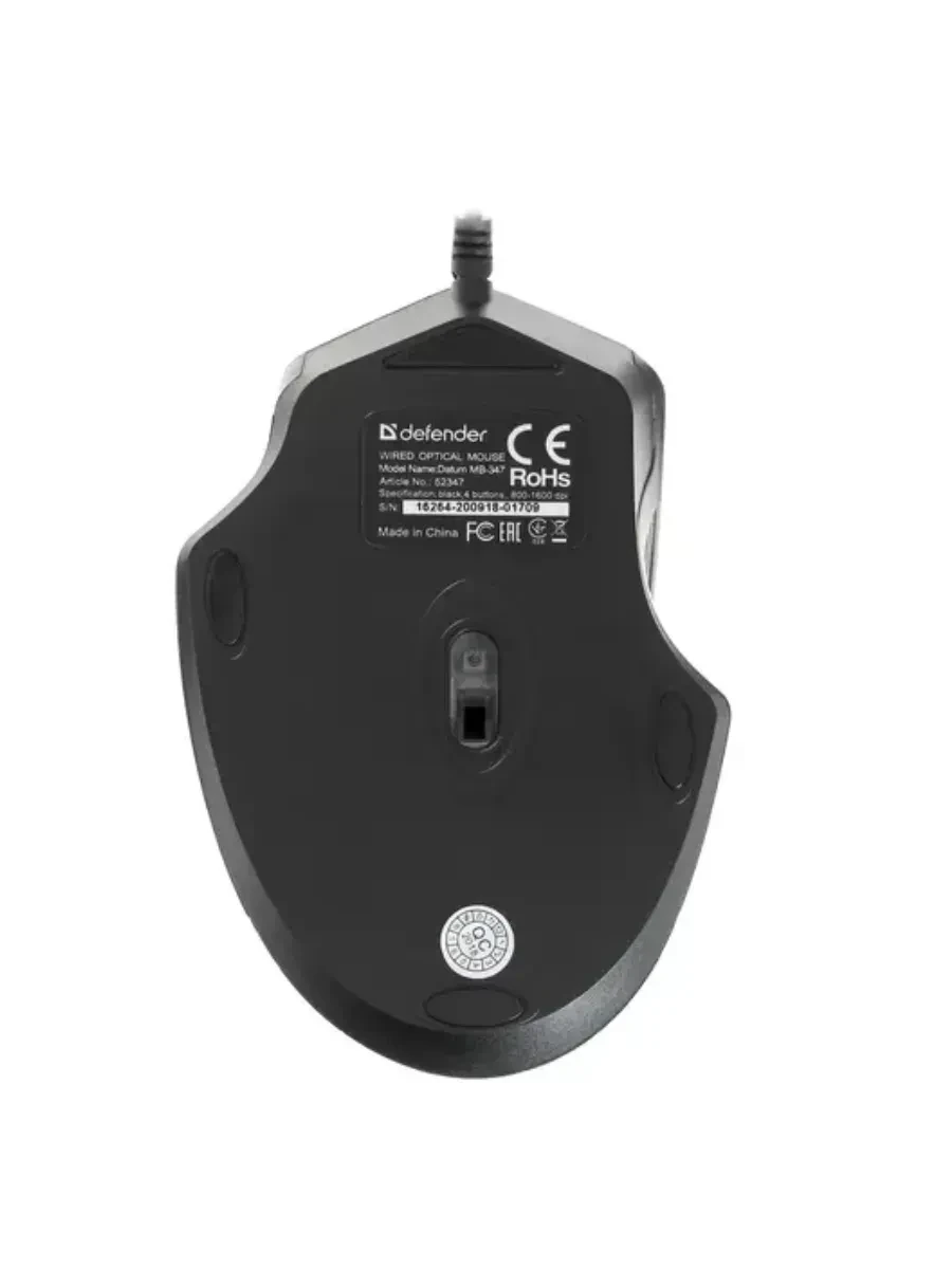 Мышь Defender Datum MB-347, Black, USB 00000149294 — 4