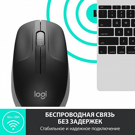Мышь Logitech M190, Grey, USB — 5