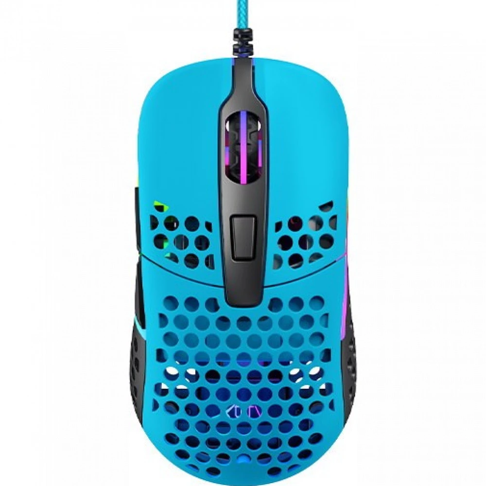 Мышь Xtrfy M42 RGB, Miami Blue, Wired, Gaming, Optical, 16000dpi, RGB backlight, USB м