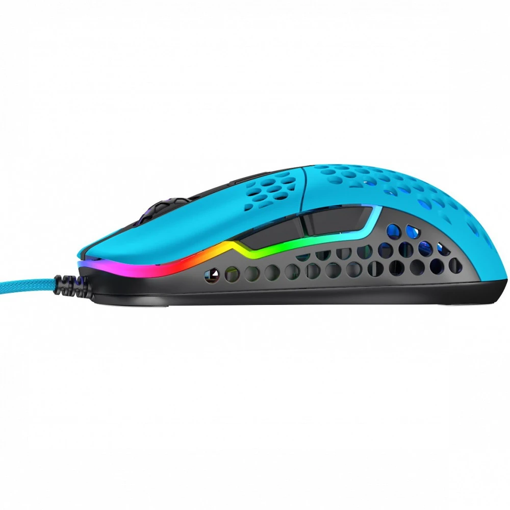 Мышь Xtrfy M42 RGB, Miami Blue, Wired, Gaming, Optical, 16000dpi, RGB backlight, USB		м — 3