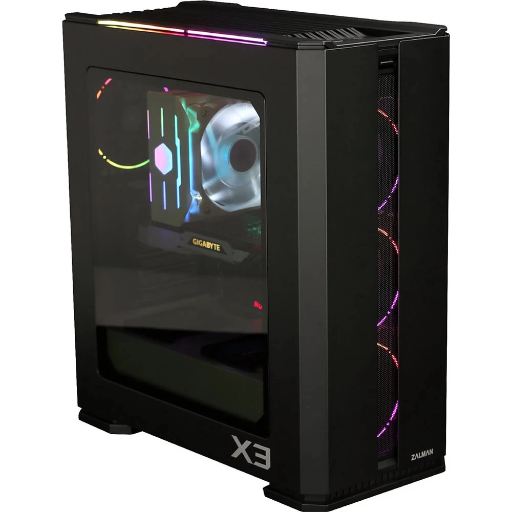 Корпус Zalman X3, Midi Tower, ATX, Black, 2x3.5"/2x2.5", 2xUSB, 2xUSB3.0, RGB — 5