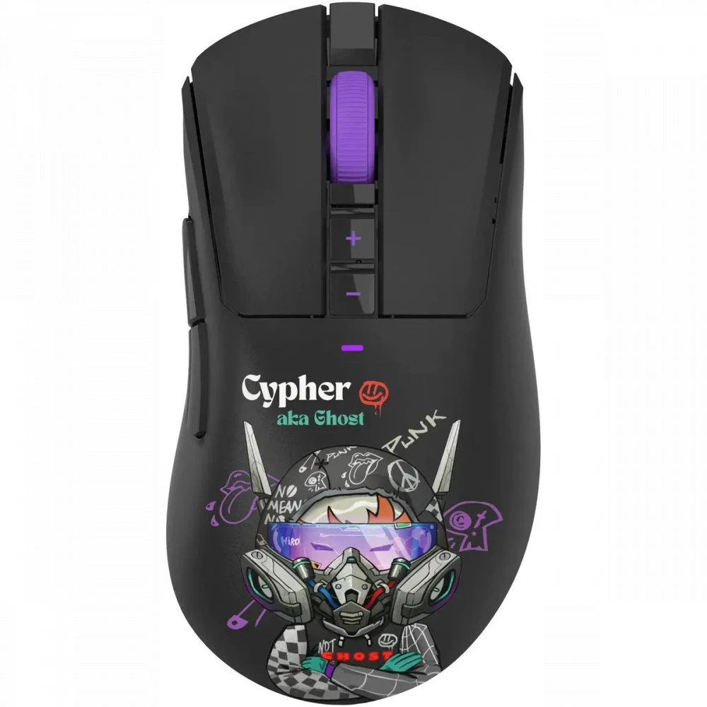 Мышь A4Tech Bloody R73 Pro Cypher Ghost, Wireless, Gaming, Optical, 26000dpi, 300 mAh, USB