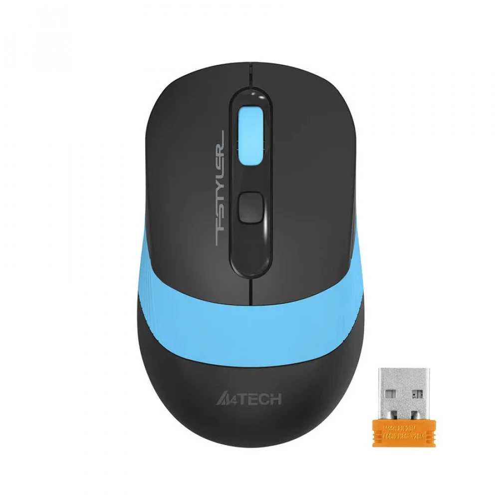 Мышь A4Tech Fstyler FG10, Blue, Wireless, Optical, 2000dpi, 1 х AA, USB