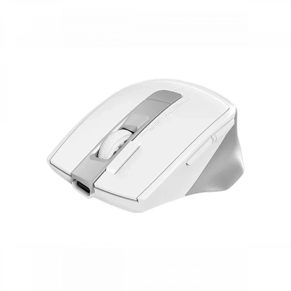 Мышь A4Tech Fstyler FG45CS Air2, Silver White, Wireless, Optical, 2000dpi, 2.4GHz, Li-Ion, USB — 3
