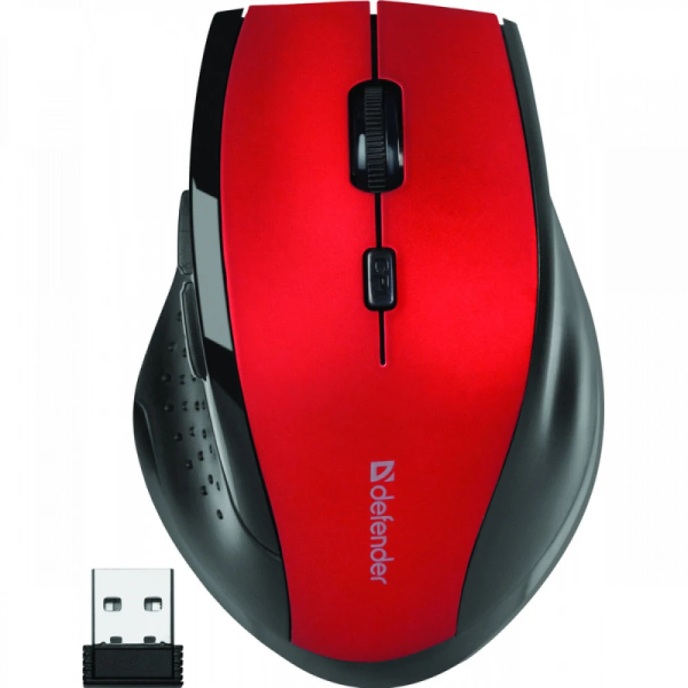 Мышь Defender Accura MM-365, Black, Wireless, Optical, 1600dpi, 2 x AAA, USB — 4
