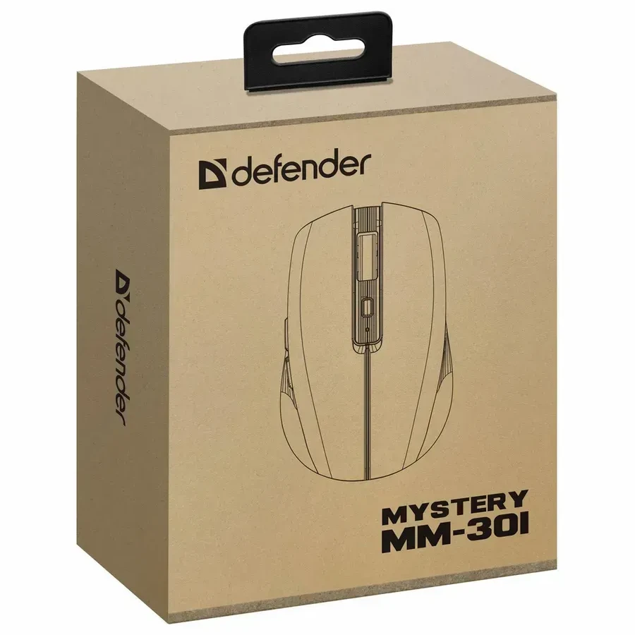 Мышь Defender Mystery MM-301, Violet, Wireless, Optical, 1600dpi, 500mAh, USB — 3