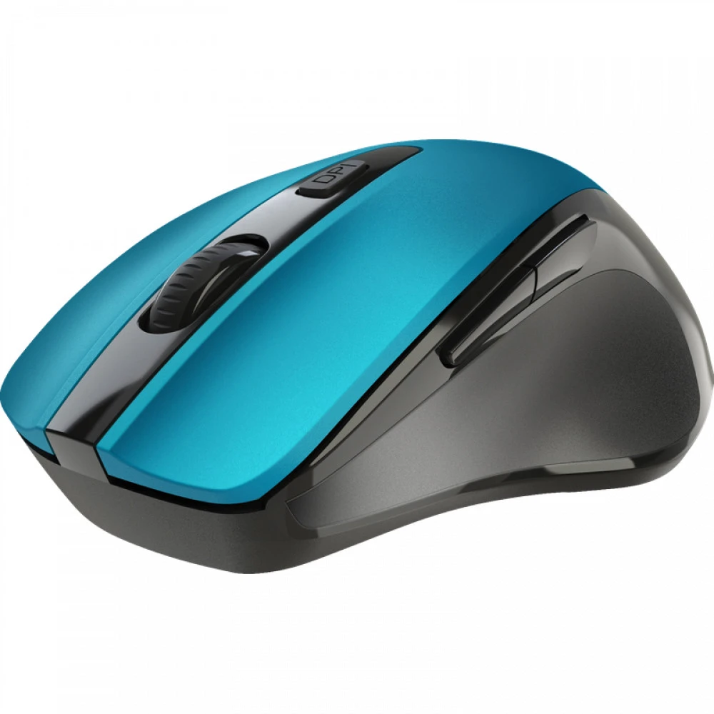 Мышь Defender Prime MB-053, Turquoise, Wireless, Optical, 1600dpi, 1xAA, USB — 3