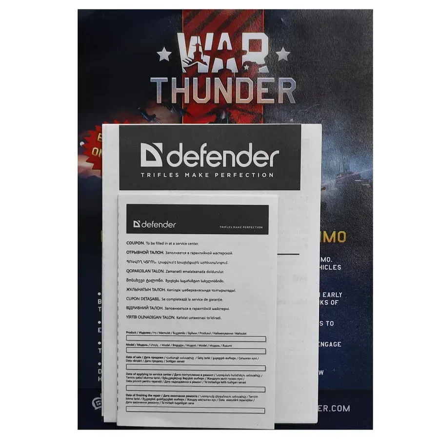Мышь Defender Sin'Sister GM-933Black, Wired, Gaming, Optical, 7200dpi, Backlight, USB + коврик — 4