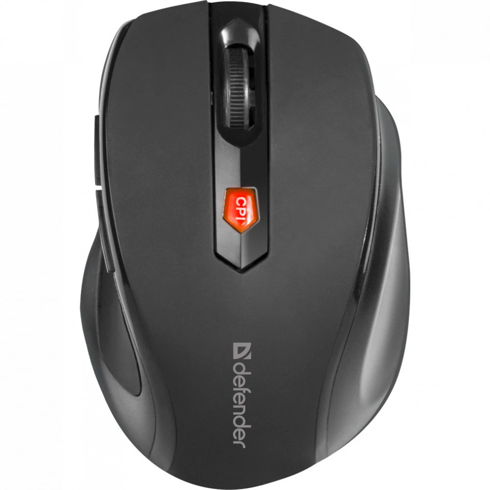 Мышь Defender Ultra MM-315, Black, Wireless, Optical, 1600dpi, 1 x AA, USB
