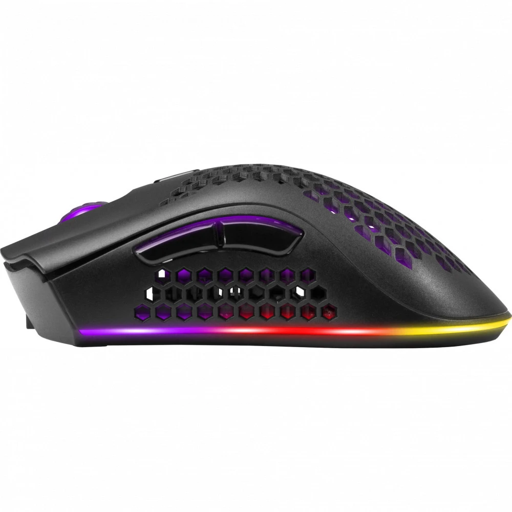 Мышь Defender Warlock GM-709L, Black, Wireless, Gaming, Optical, 2400dpi, 400mAh, RGB backlight, USB — 3