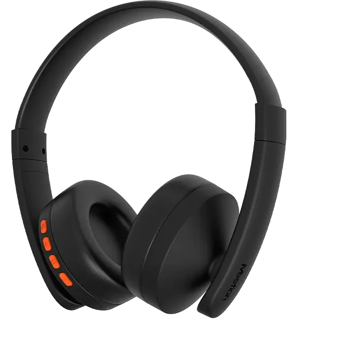 Гарнитура Meetion BTH003, беспроводная, 40 мм, 20–20000 Гц, Bluetooth 5.1, чёрная