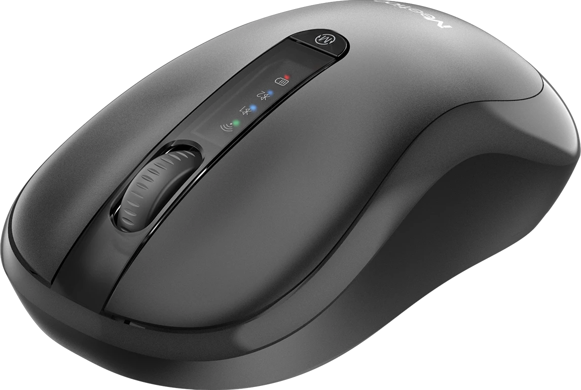 Мышь Meetion BTM185 Black, Wireless, Оптическая, 3200DPI, 4 Button, AA*1, USB, 2.4 GHz/BT — 5