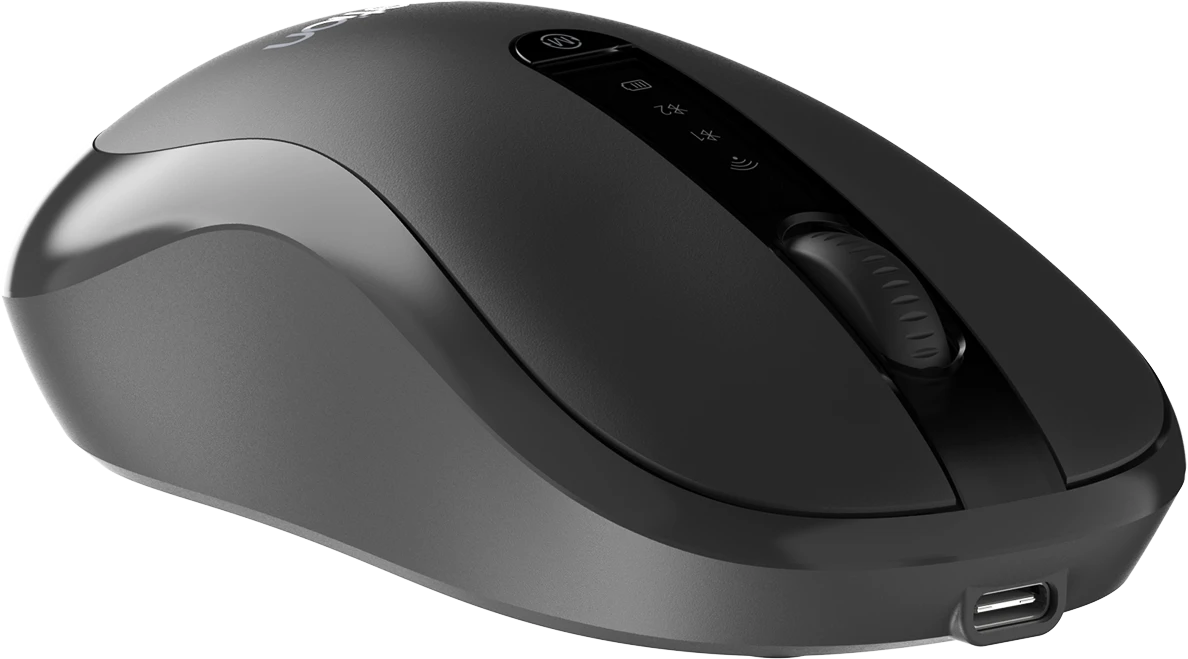 Мышь Meetion BTM185R Black, Wireless, Оптическая, 3200DPI, 4 Button, 300mAh, USB, 2.4 GHz/BT — 5