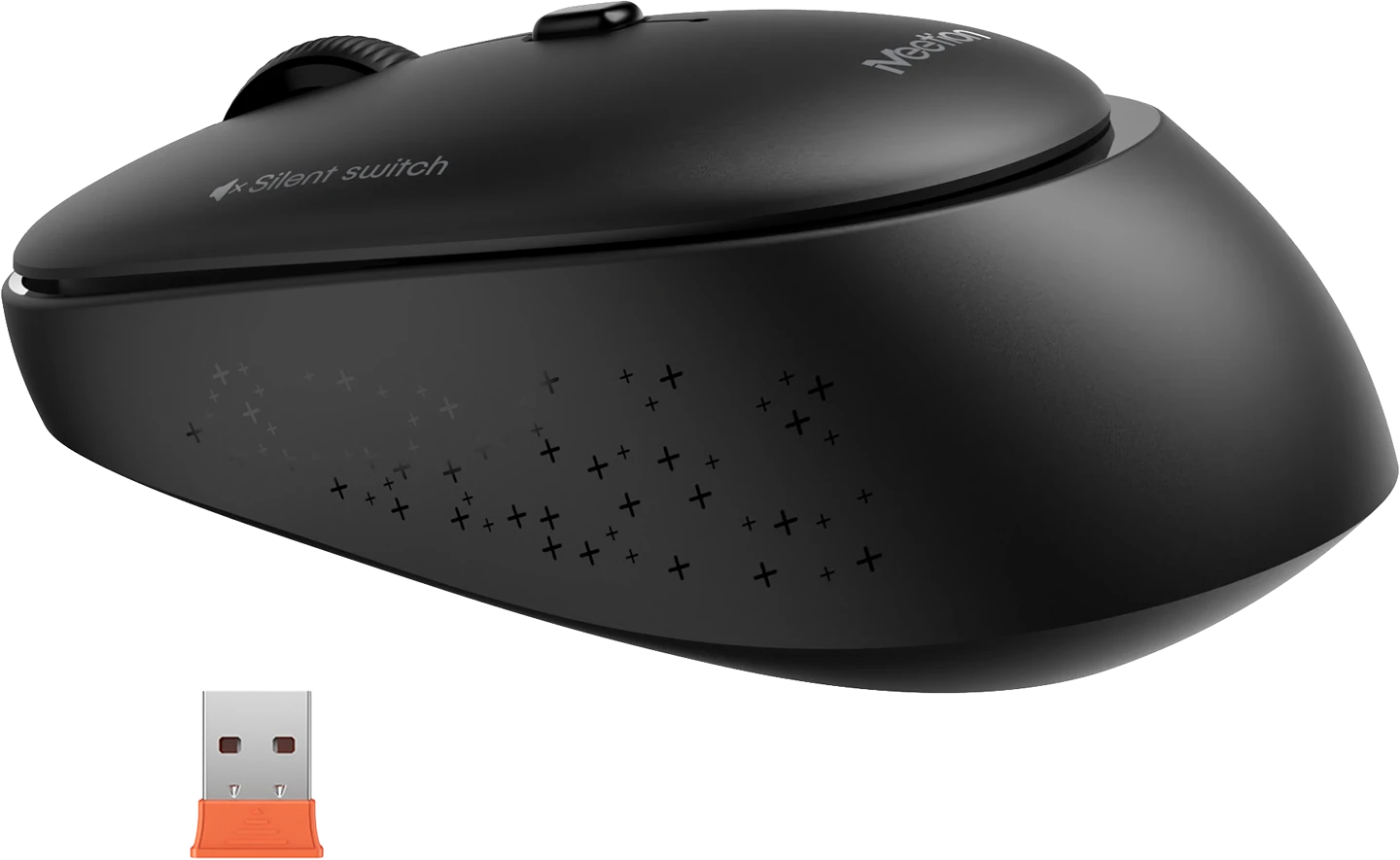 Мышь Meetion R571 Black, Wireless, Оптическая, 1600DPI, 4 Button, 1xAA, USB, 2.4 GHz — 2