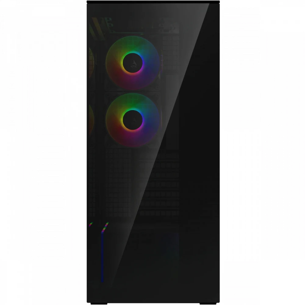 Компьютерный корпус Arctic Xtender Black(Tinted Glass), 5 ARGB FAN, USB-C, 2xUSB-A, E-ATX — 2