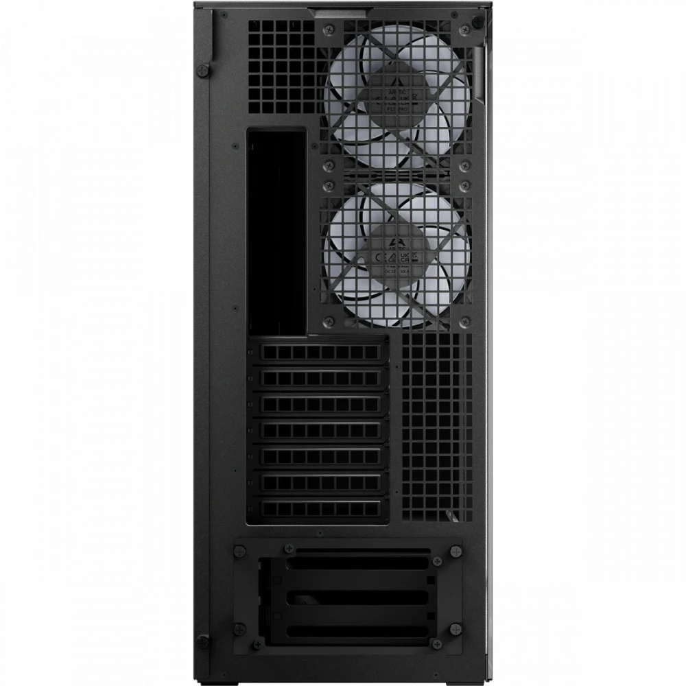 Компьютерный корпус Arctic Xtender Black(Tinted Glass), 5 ARGB FAN, USB-C, 2xUSB-A, E-ATX — 5