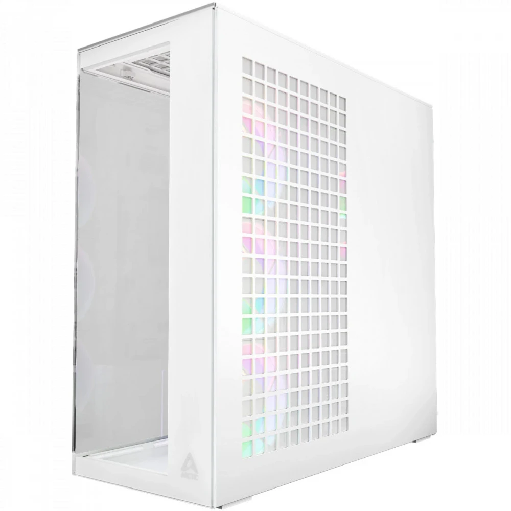 Компьютерный корпус Arctic Xtender VG White(Clear Glass), 5 ARGB FAN, USB-C, 2xUSB-A, E-ATX — 2