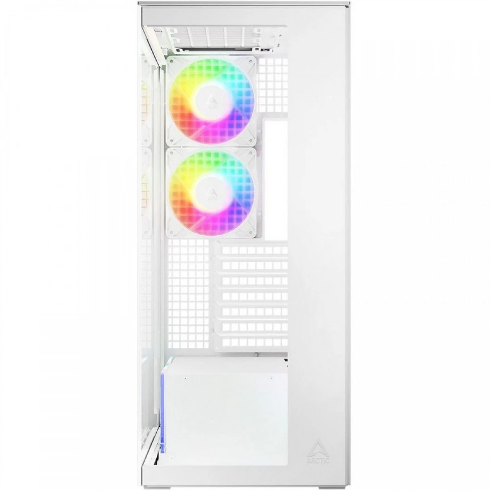 Компьютерный корпус Arctic Xtender White(Clear Glass), 5 ARGB FAN, USB-C, 2xUSB-A, E-ATX — 2