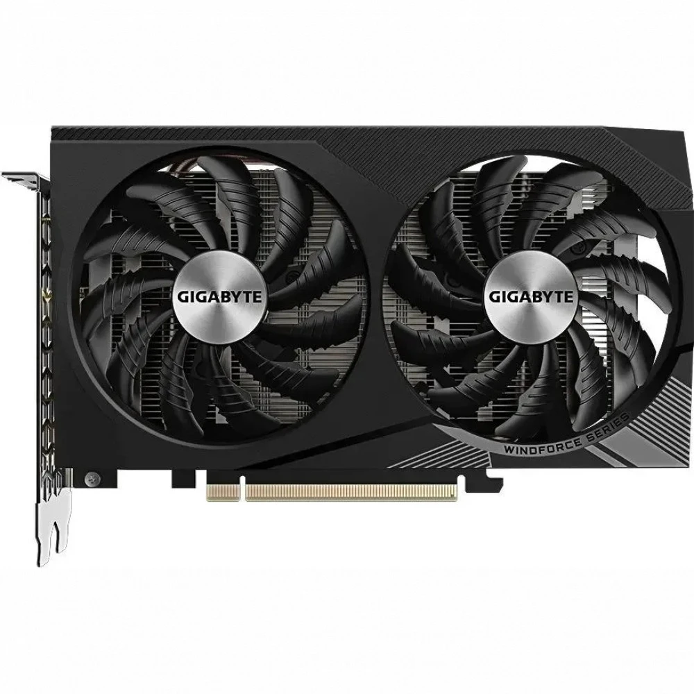 Видеокарта 8Gb PCI-E GDDR6 GIGABYTE GV-N3050WF2OCV2-8GD, 2xDP+2xHDMI, PCIe4.0, GeForce RTX 3050