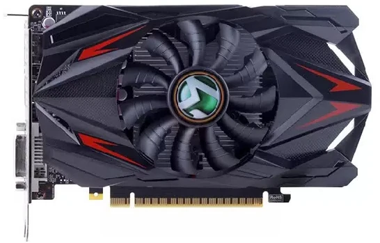 Видеокарта MaxSun MS-GTX1050Ti TF 4G, 1хHDMI+1xDVI+1xDP, 4GB GDDR5 128bit, PCIe — 5