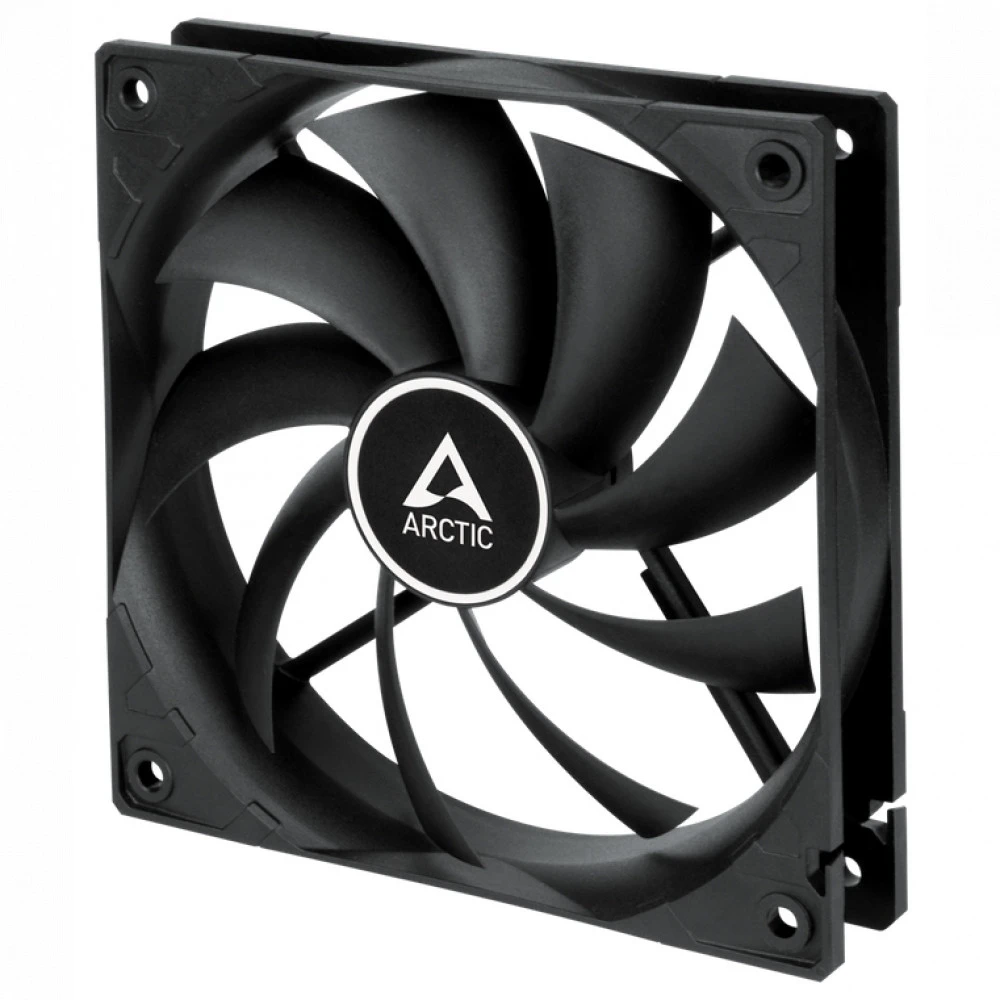 Кулер для корпуса ARCTIC F12 (Black), ACFAN00201A, 12cm, 1350rpm, 3Pin, Fluid Dynamic — 2