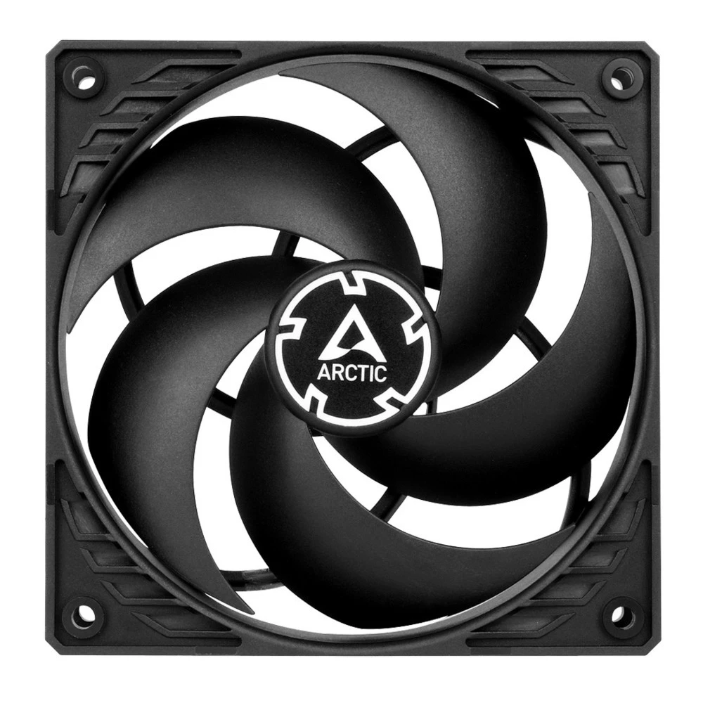 Кулер для корпуса ARCTIC P12 Silent (Black), ACFAN00130A, 12cm, 1050rpm, 3Pin, Fluid Dynamic