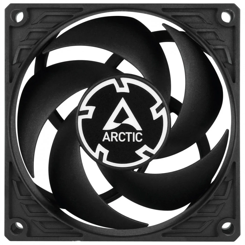 Кулер для корпуса ARCTIC P8 Silent (Black), ACFAN00152A, 8cm, 1600rpm, 3Pin, Fluid Dynamic Bearing — 2