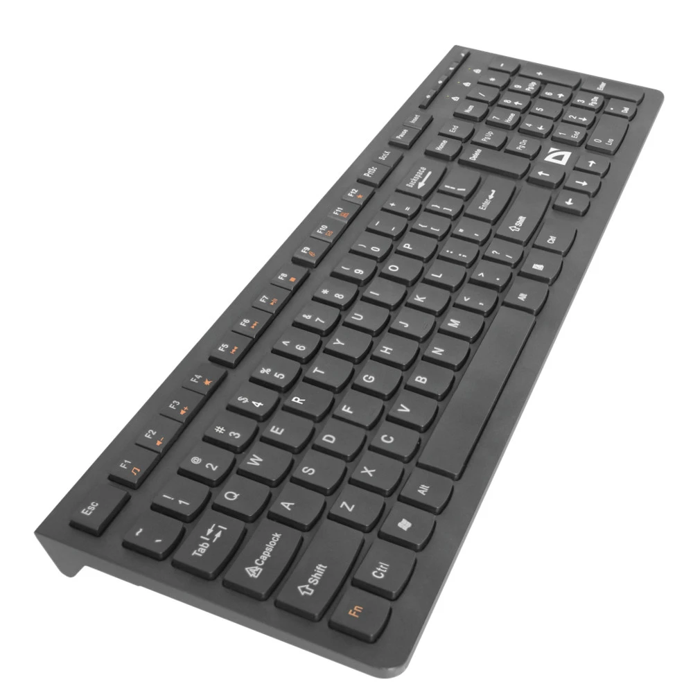 Клавиатура Defender UltraMate SM-535 black, 108-key, мембранная, 2AAA, wireless 2.4GHz — 2