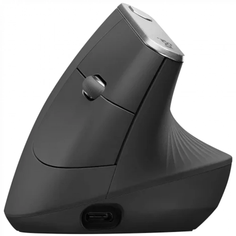 Мышь Logitech MX Vertical, Black-Silver, Wireless, Optical, 4000dpi, BT, USB — 2