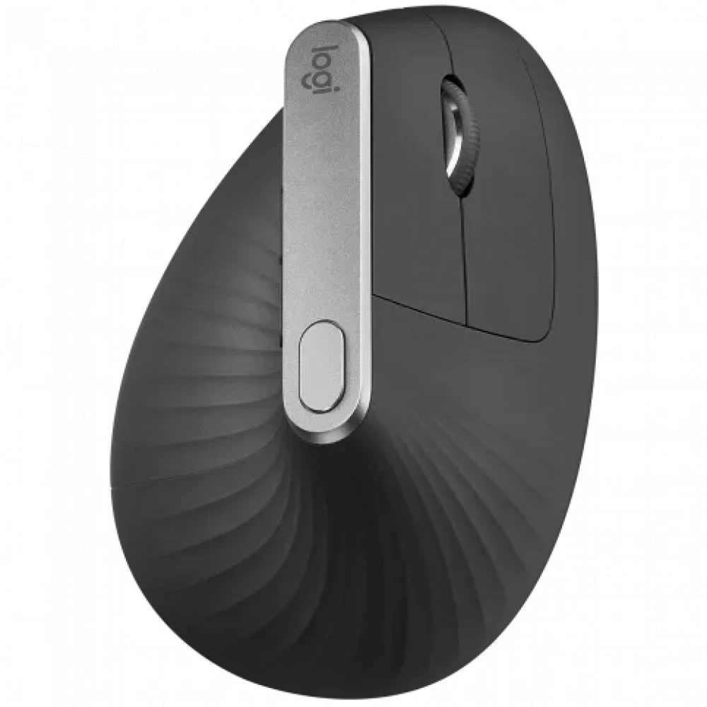 Мышь Logitech MX Vertical, Black-Silver, Wireless, Optical, 4000dpi, BT, USB — 4