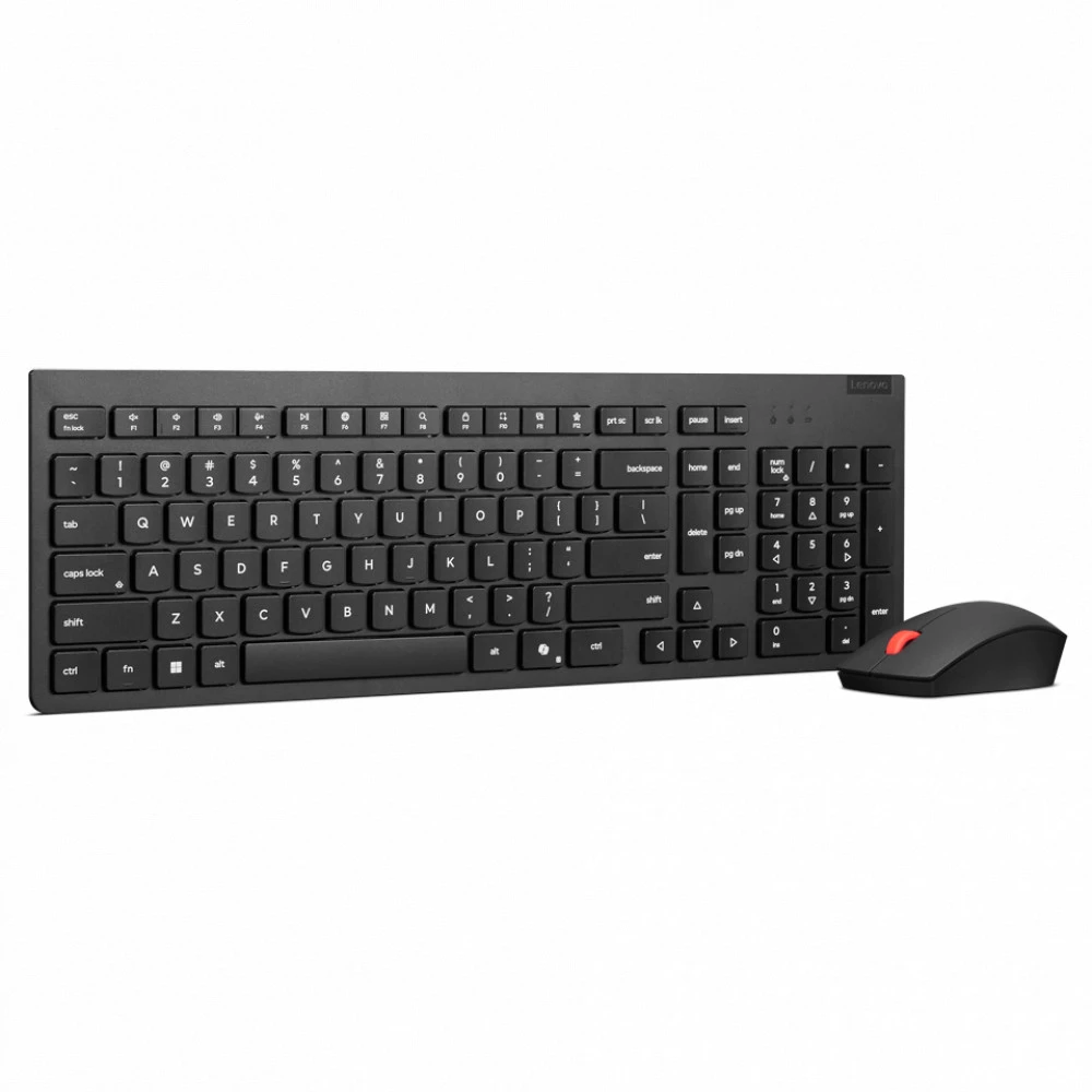 Комплект беспроводной клавиатура + мышь Lenovo Essential Eos3 2.4G, русская раскладка, чёрный