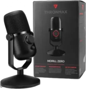 Микрофон Thronmax M4 Mdrill Zero Jet Black, RGB