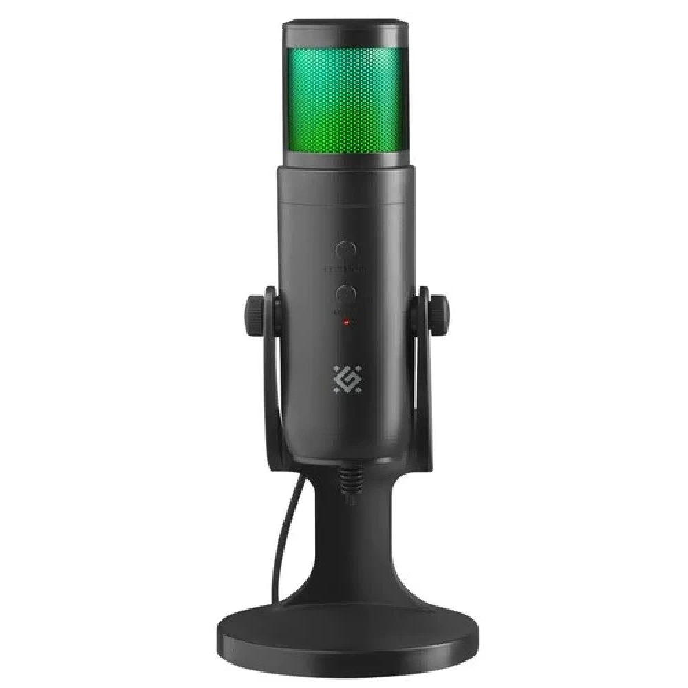 Микрофон Defender Galactar GMC 250, 20Hz-20kHz, -32dB/mkb, 2200 Om, 1.5m, USB, Black — 4