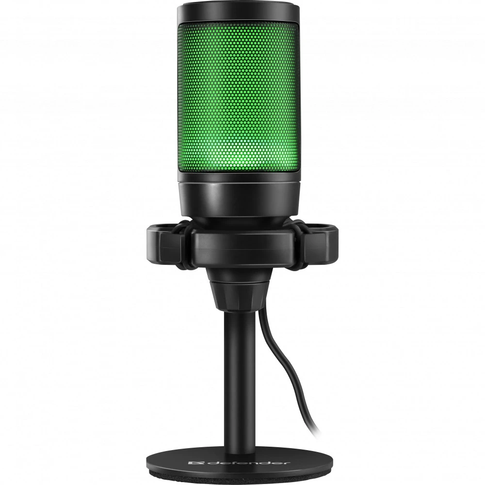Микрофон Defender Impulse GMC 600, 60Hz-18kHz, 42dB, 2200 Om, USB, Black — 5