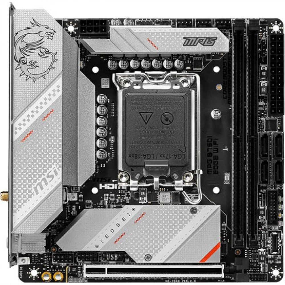 Материнская плата MSI MPG B760I EDGE WIFI, LGA1700, DDR5, M-ITX — 3