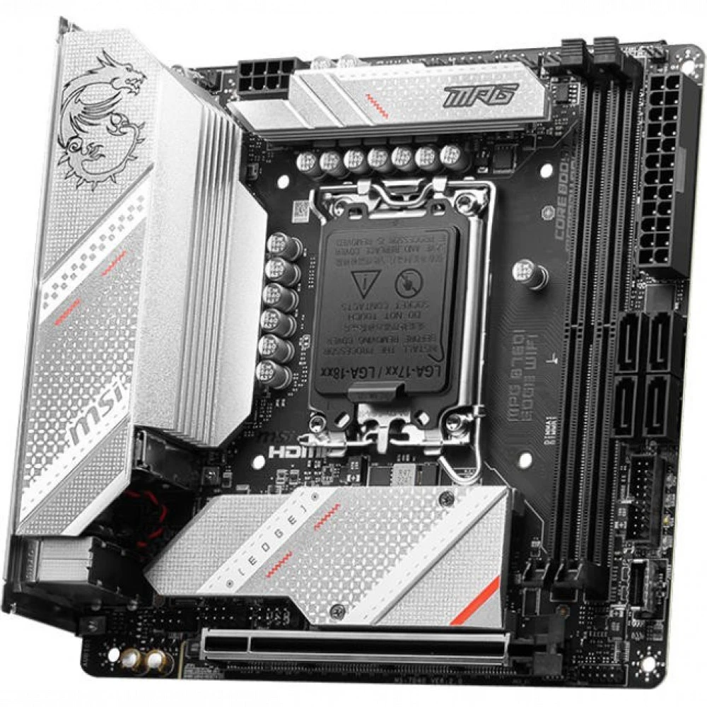 Материнская плата MSI MPG B760I EDGE WIFI, LGA1700, DDR5, M-ITX — 4