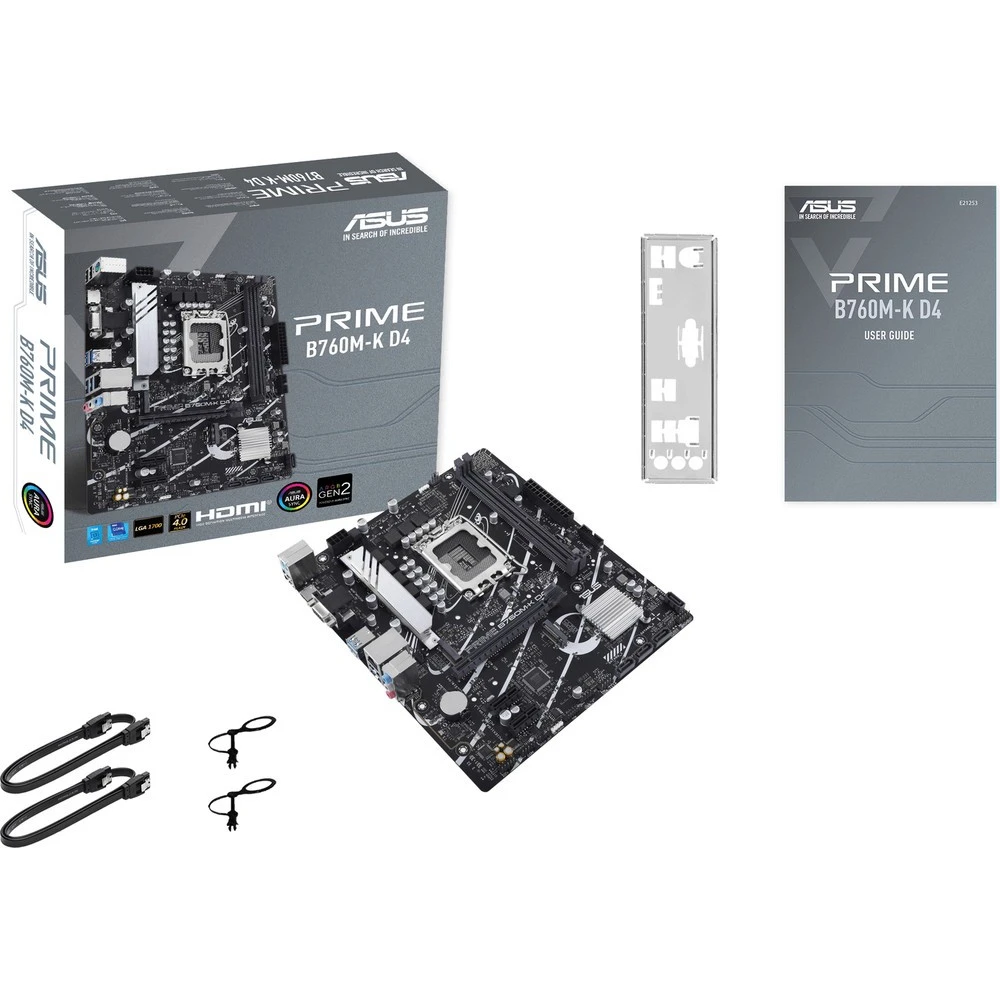 Материнская плата ASUS PRIME B760M-K D4, LGA1700, DDR4, mATX — 4