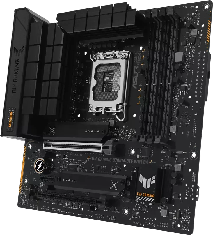 Материнская плата ASUS TUF GAMING B760M-BTF WIFI, B760, DDR5 — 3