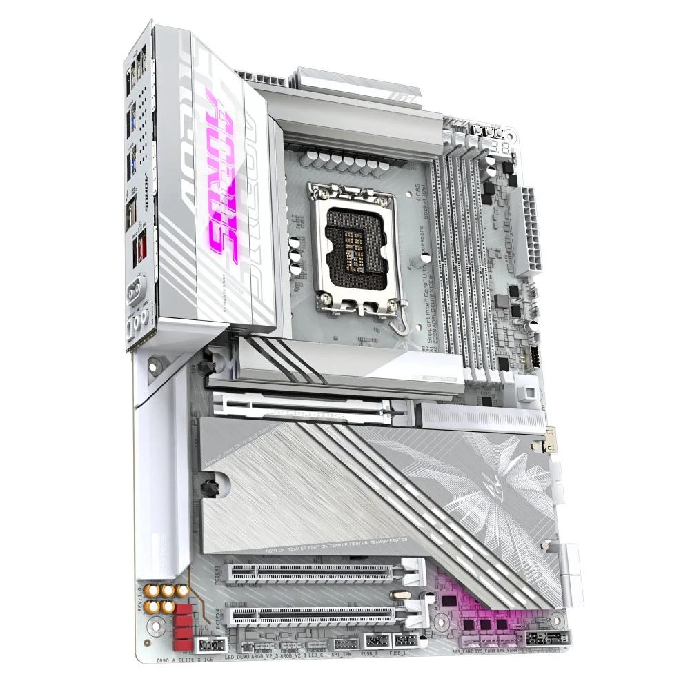 Материнская плата Gigabyte Z890 A ELITE X ICE 1.1, 1851, DDR5, Wi-Fi 7 — 3
