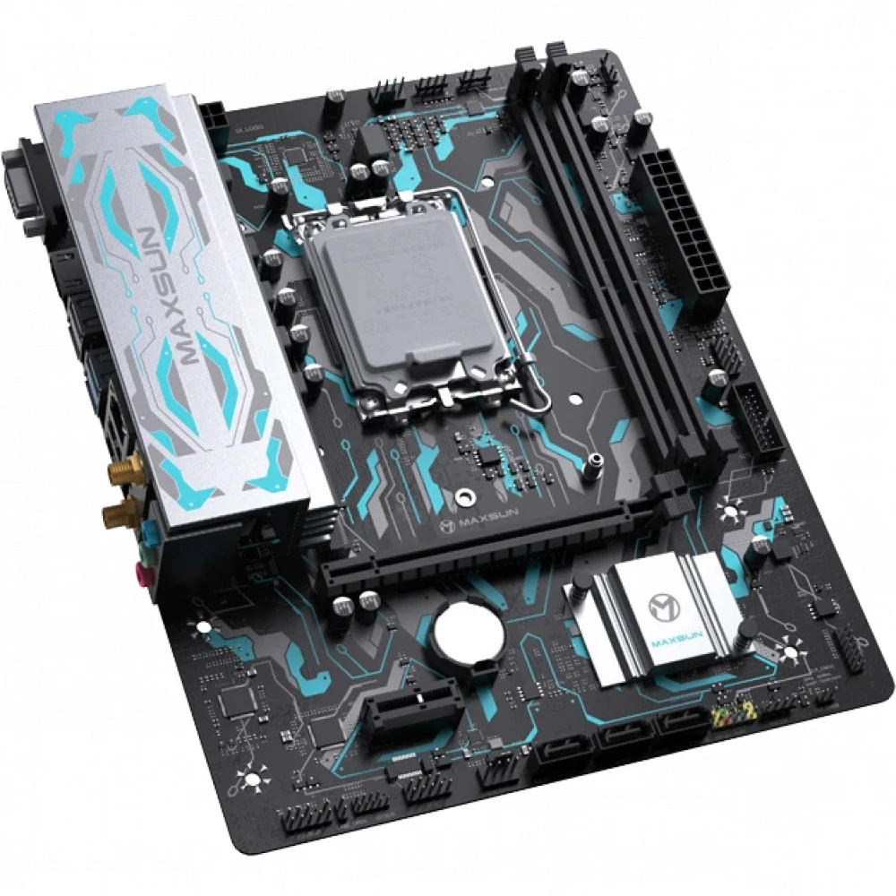Материнская плата MaxSun B760M GAMING WIFI GANK, LGA1700, DDR5, mATX — 2