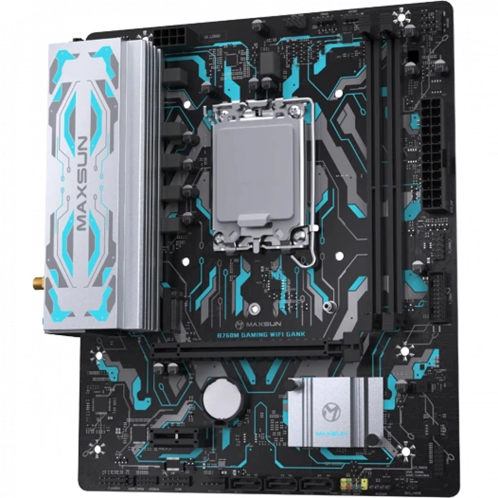Материнская плата MaxSun B760M GAMING WIFI GANK, LGA1700, DDR5, mATX — 3