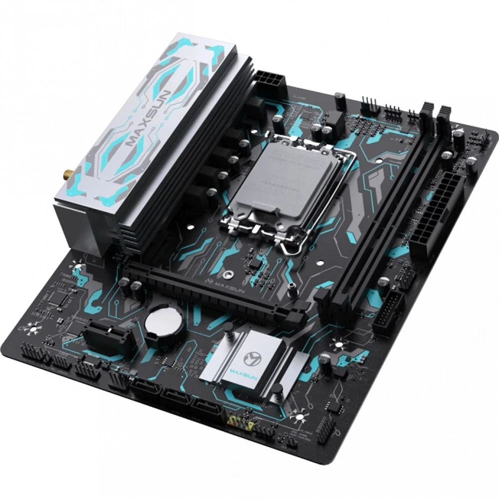Материнская плата MaxSun B760M GAMING WIFI GANK, LGA1700, DDR5, mATX — 4
