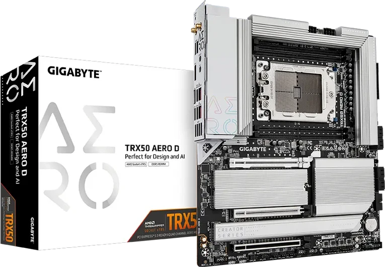 Материнская плата GIGABYTE TRX50 AERO D, sTR5, DDR5, E-ATX
