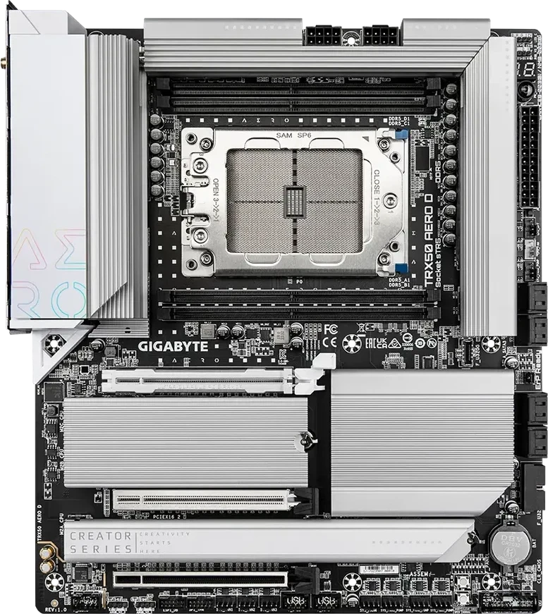 Материнская плата GIGABYTE TRX50 AERO D, sTR5, DDR5, E-ATX — 2