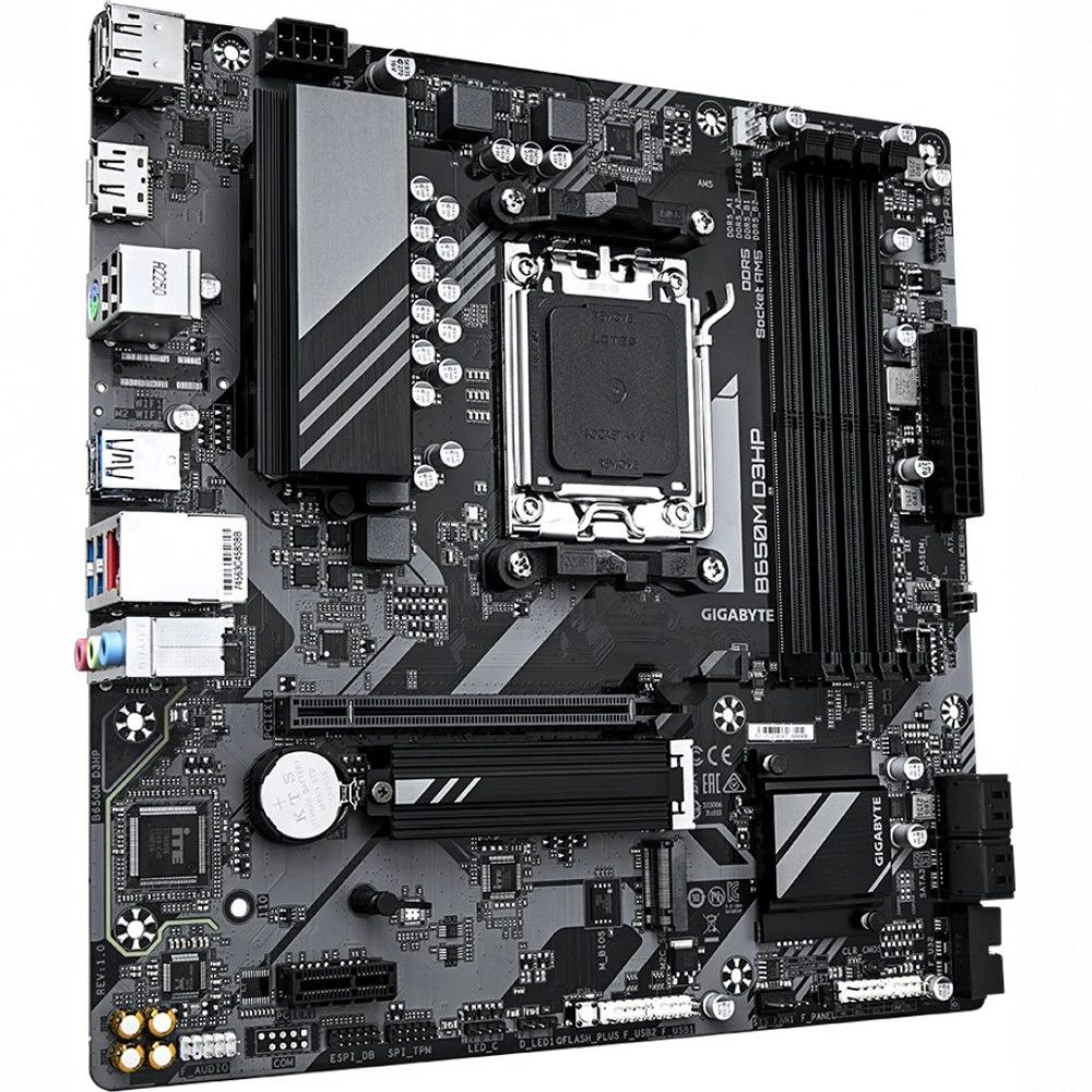 Материнская плата GIGABYTE B650M D3HP, AM5, DDR5, mATX
