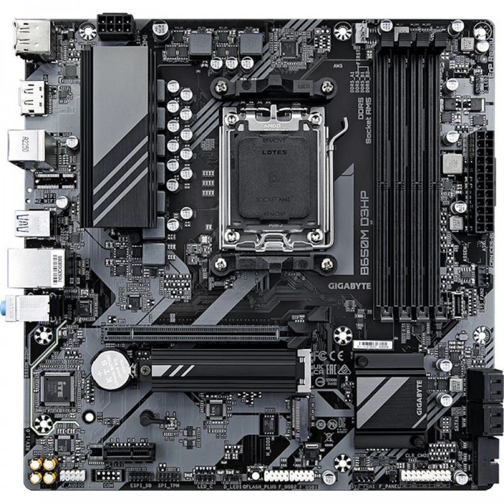 Материнская плата GIGABYTE B650M D3HP, AM5, DDR5, mATX — 2