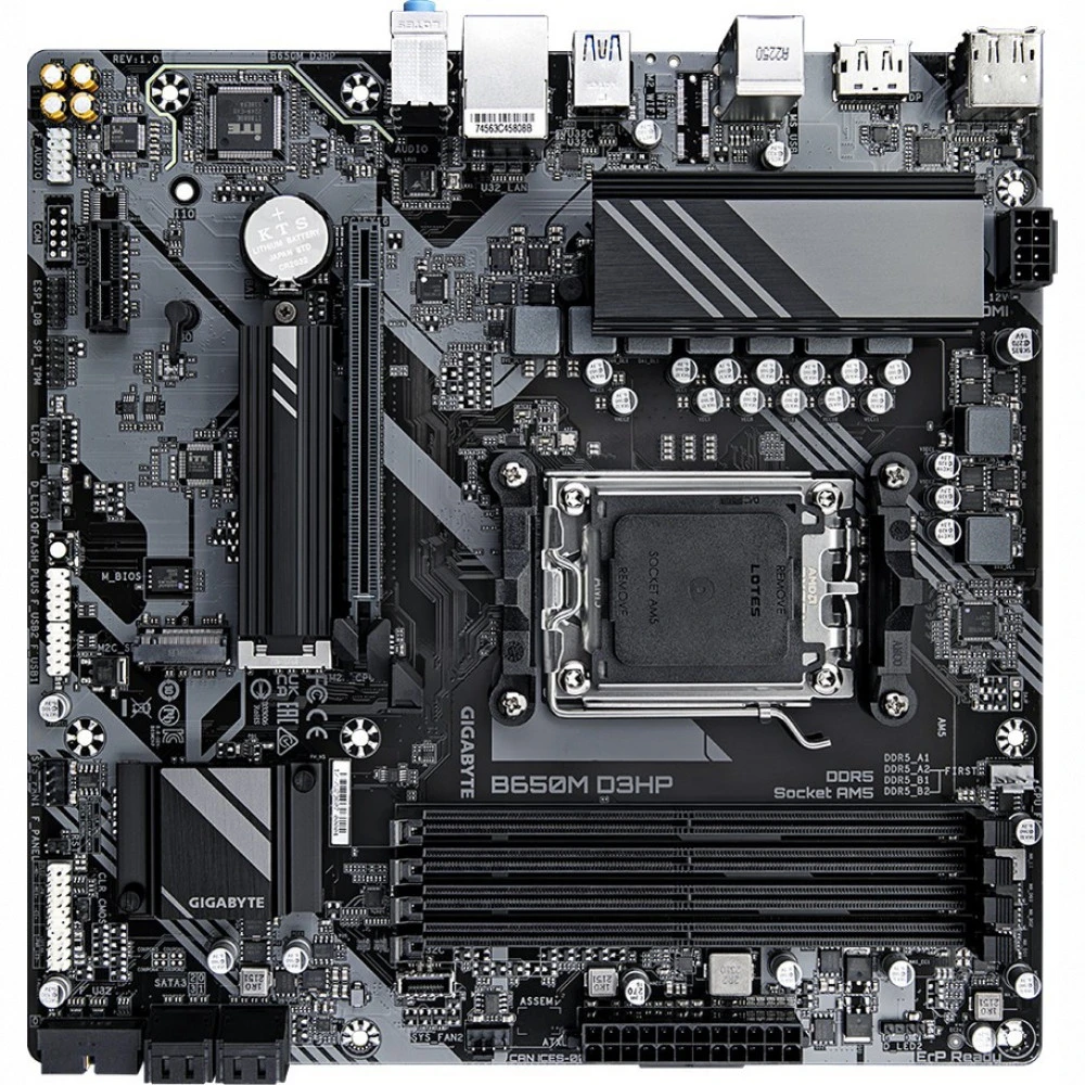 Материнская плата GIGABYTE B650M D3HP, AM5, DDR5, mATX — 3