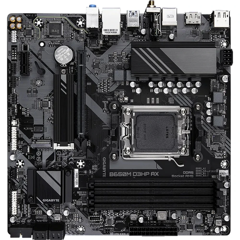 Материнская плата GIGABYTE B650M D3HP AX, AM5, DDR5, mATX — 3